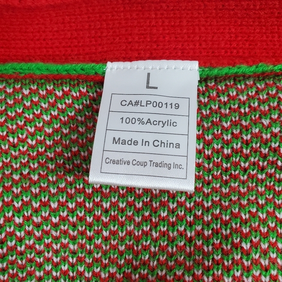 Samuel Adam's Beer Christmas Holiday Ugly Sweater Vest - Picture 5 of 5